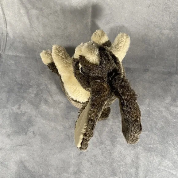 Folkmanis Dutch Rabbit Hand Puppet Brown Cream Plush Stuffed Animal Bunny 2011 - Picture 4 of 9